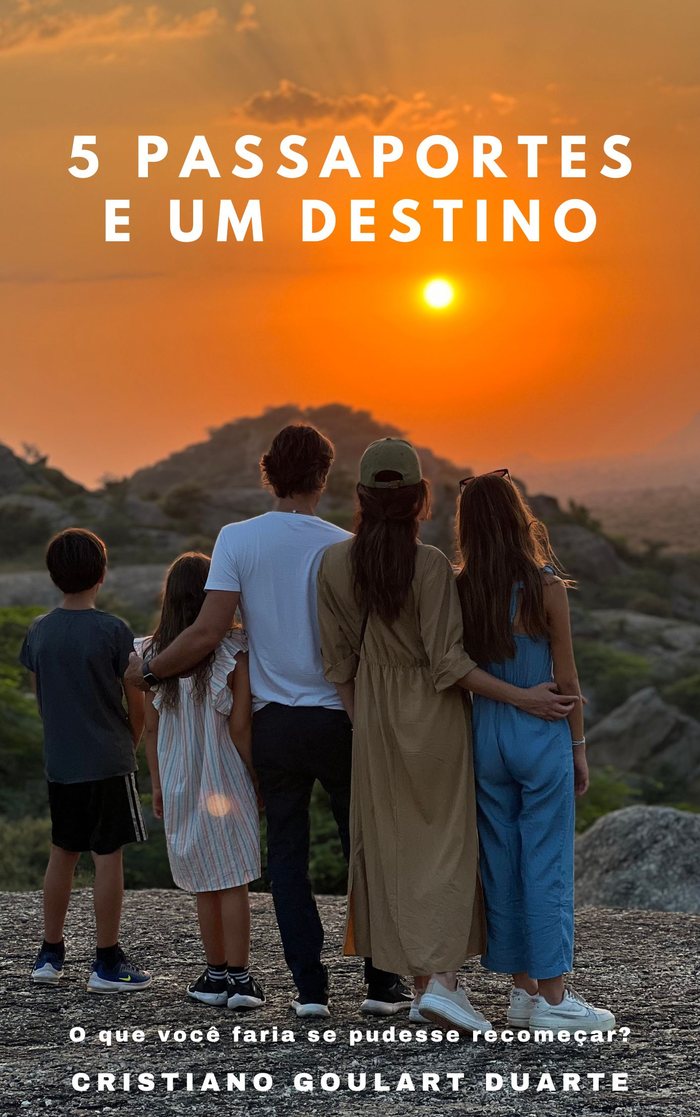 Capa do livro 5 Passaportes e Um Destino — comprar no Mercado Livre